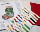 Counted Cross Stitch Kit Cozy Christmas Stocking L8010