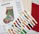 Counted Cross Stitch Kit Cozy Christmas Stocking L8010