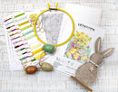 Counted Cross Stitch Kit Easter Rabbit and chicks L8033