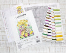 Counted Cross Stitch Kit Easter Rabbit and chicks L8033