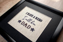 Counted Cross Stitch Kit Father's day gift Leti933