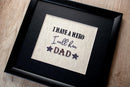 Counted Cross Stitch Kit Father's day gift Leti933