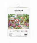 Counted Cross Stitch Kit Flower Market Leti978
