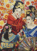 Counted Cross Stitch Kit Geisha Song L8018