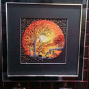 Counted Cross-stitch kit - Heron at sunset AH-021