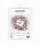 Counted Cross Stitch Kit Hummingbird Wreath Leti990