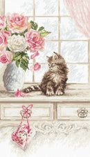 Counted Cross Stitch Kit Kitten Leti976