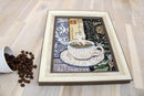 Counted Cross Stitch Kit Lion Coffee C Leti994