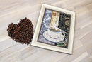 Counted Cross Stitch Kit Lion Coffee C Leti994