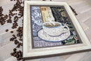 Counted Cross Stitch Kit Lion Coffee C Leti994