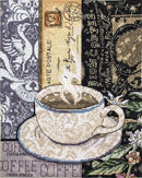 Counted Cross Stitch Kit Lion Coffee C Leti994