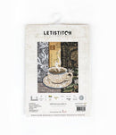 Counted Cross Stitch Kit Lion Coffee C Leti994