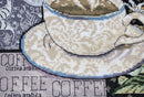 Counted Cross Stitch Kit Lion Coffee C Leti994