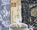 Counted Cross Stitch Kit Lion Coffee C Leti994