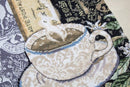 Counted Cross Stitch Kit Lion Coffee C Leti994