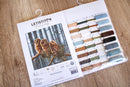 Counted Cross Stitch Kit Owls family Leti946