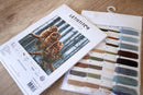 Counted Cross Stitch Kit Owls family Leti946