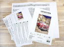 Counted Cross Stitch Kit Red Sports Car L8034