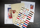 Counted Cross Stitch Kit Santa Christmas secret L8000