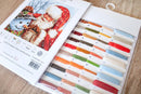 Counted Cross Stitch Kit Santa Claus and Snowman Leti919