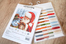 Counted Cross Stitch Kit Santa Claus and Snowman Leti919