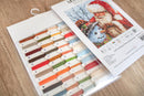 Counted Cross Stitch Kit Santa Claus and Snowman Leti919