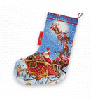 The Reindeers on Their Way! Stocking Counted Cross Stitch Kit by Letistitch Leti989