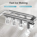Countertop Ice Maker,Portable Ice Machine with Handle,for Home/Kitchen/Camping/RV Z3424-BLACK