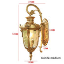 Country black wrought iron outdoor wall lantern restaurant light