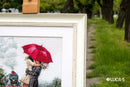 Couple on train station B2369L Counted Cross-Stitch Kit