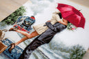 Couple on train station B2369L Counted Cross-Stitch Kit
