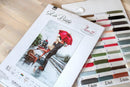 Couple on train station B2369L Counted Cross-Stitch Kit