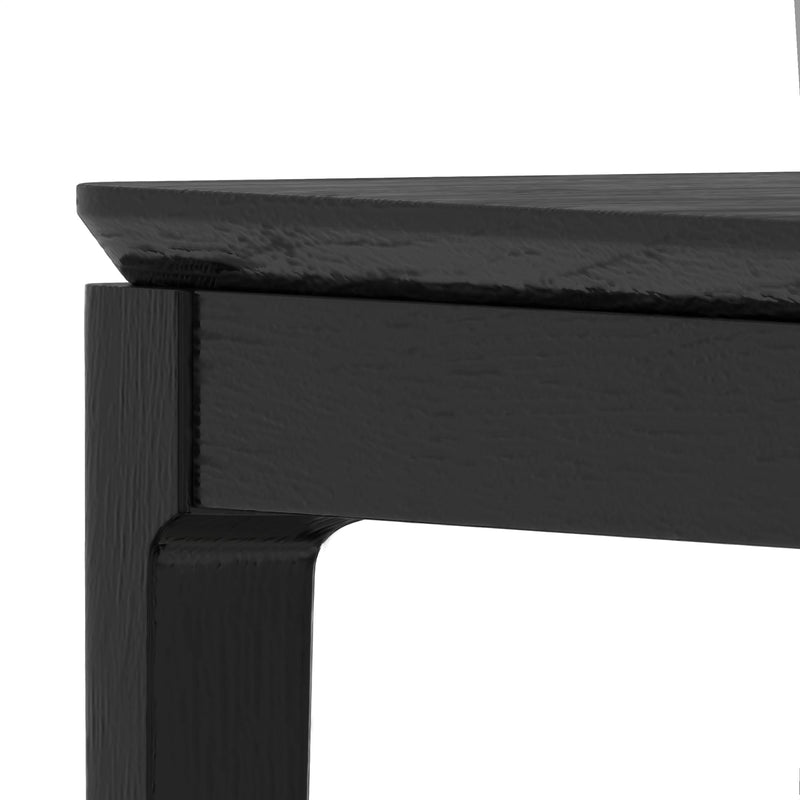 Cove Rectangular Dining Table, Vintage Black