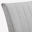 Cove Upholstered Side Chairs, Gray & Black