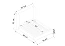 Polk Brown Upholstered Bed