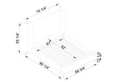 Polk Brown Upholstered Bed