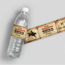 Cowboy Rodeo Water Bottle Labels