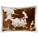 Cowhide Sherpa Lodge Blanket Set