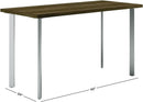 42 Inch Walnut Top Computer Desk For Home Office Today