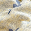 Cozy cotton bedding set cream pink & gray bunny bedroom duvet cover