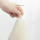 Cozy faux lamb wool good morning bedside rug for bedroom