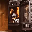 Cozy Heat O Floor Mount Wood-Burning Sauna Stove With Sauna Stones [COZY O] (SAK19475)
