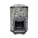 Cozy Heat O Thru-Wall Wood Burning Sauna Stove With Sauna Stones [COZY O-TW] (SAK93612)