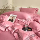 Cozy velvet lace bedding set cream bedroom decor