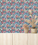 Elegant Exotic Flowers and Berries Wallpaper Smart