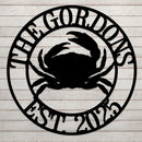 Crab Name Sign w Year