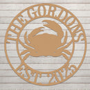 Crab Name Sign w Year