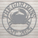 Crab Name Sign w Year