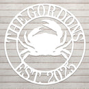Crab Name Sign w Year
