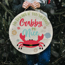 Crabby Nice Christmas Door Decorations